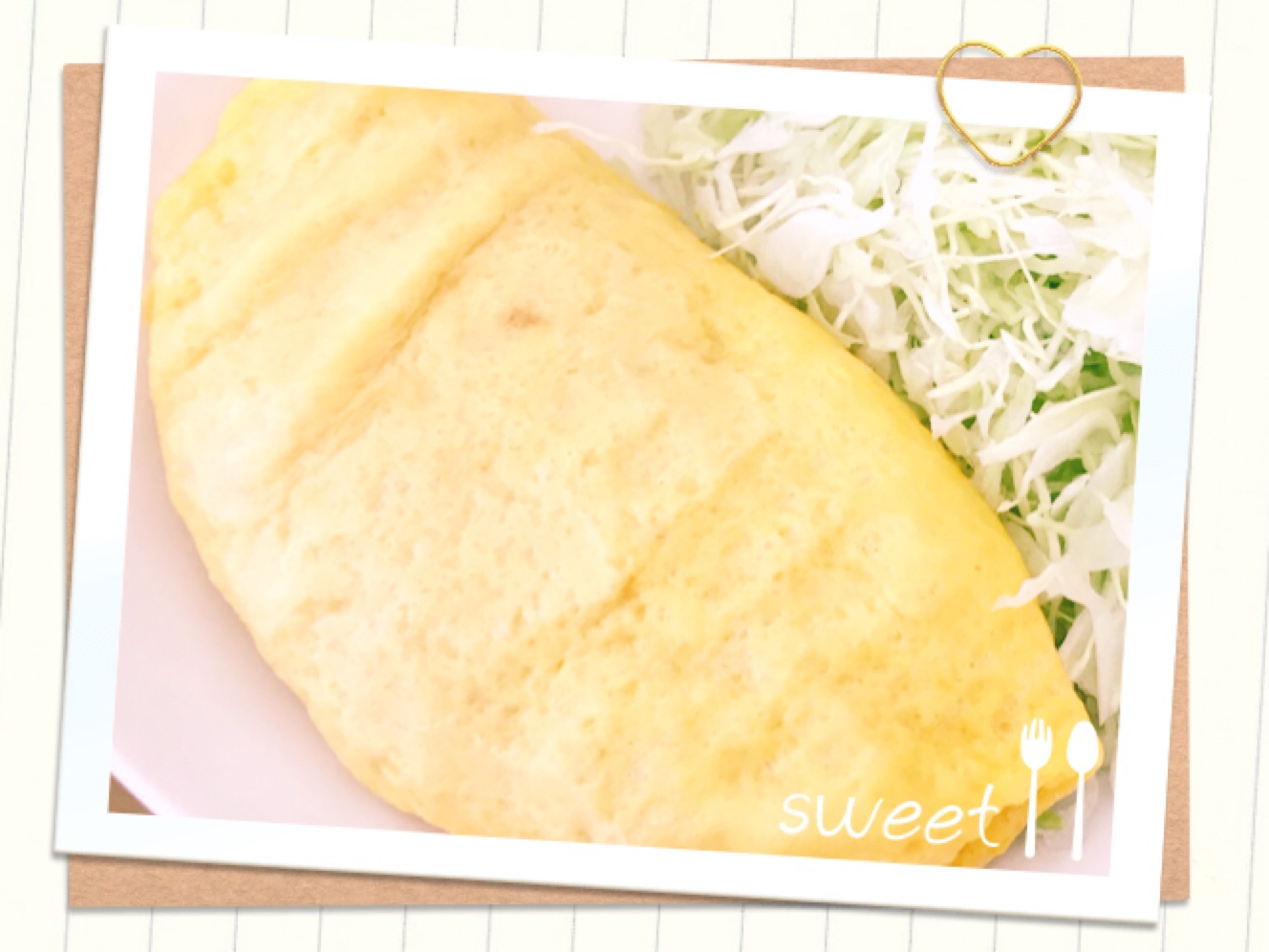 生協のふっくら卵のオムライス